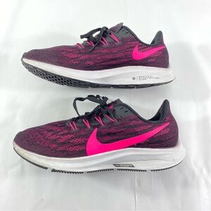 Nike Zoom Pegasus 36 AQ2210-009 Purple Pink Blast Women’s 8.5 Running Shoes
